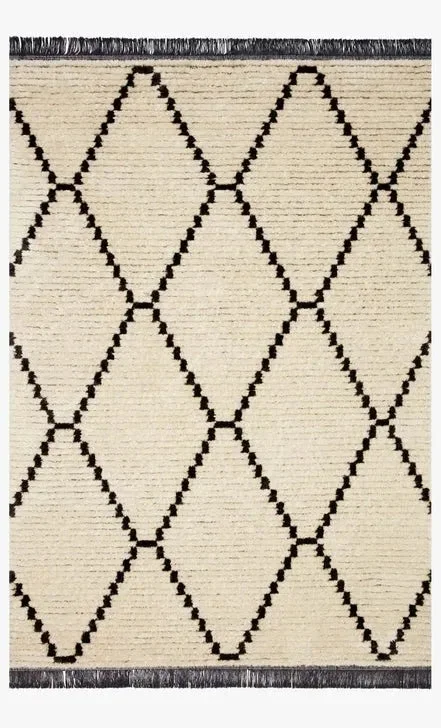 Alice ALI-04 Cream/Charcoal Rug