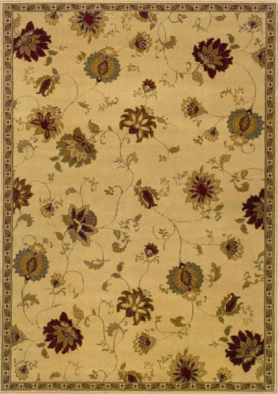 Amelia 008W Ivory/ Green Rug