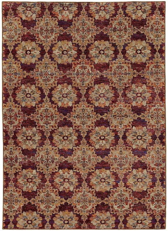 Andorra 6883A Red/ Gold Rug