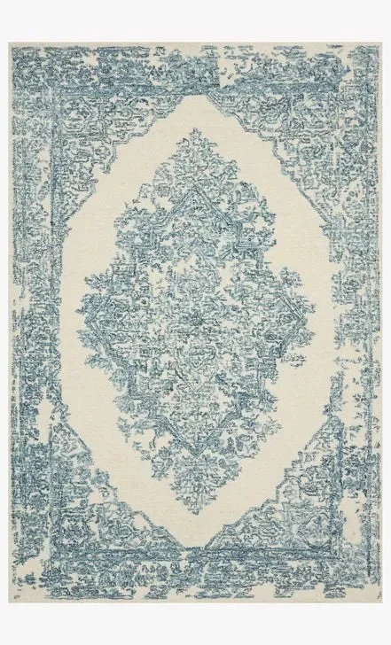 Annie ANN-02 White/Blue Rug