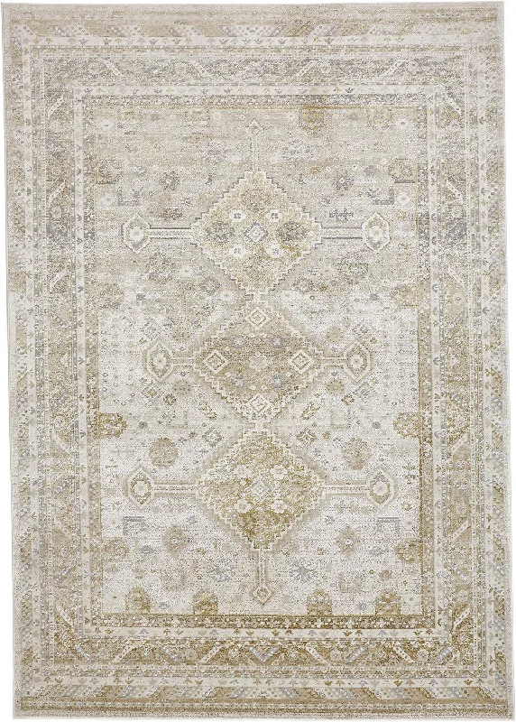 Aura AUR3738F Gold/Ivory Rug