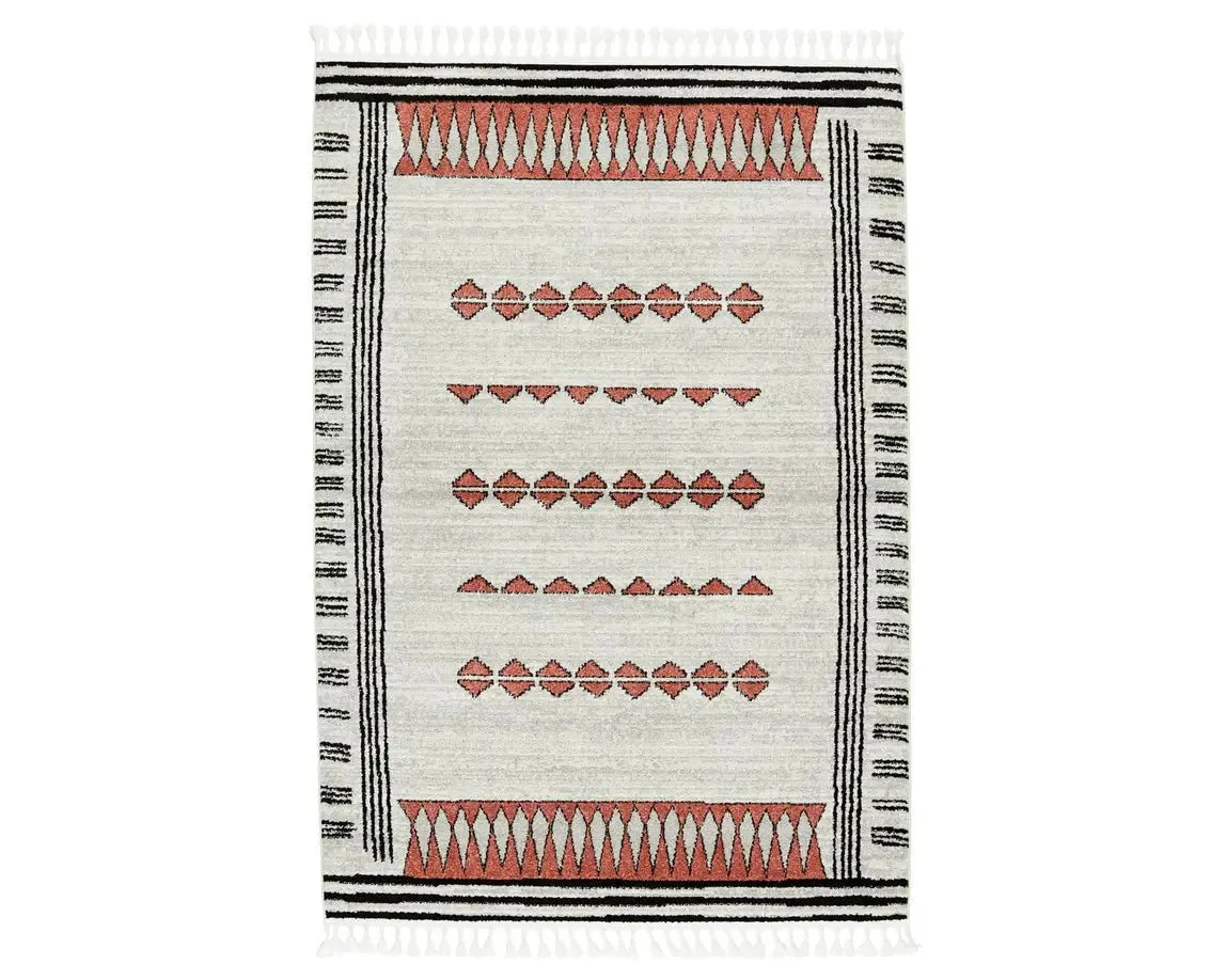 Bahia BAH01 Grey/White Rug