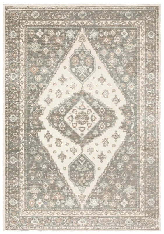 Capistrano 511E Ivory/Grey Rug