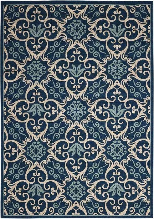 Caribbean CRB02 Navy Rug