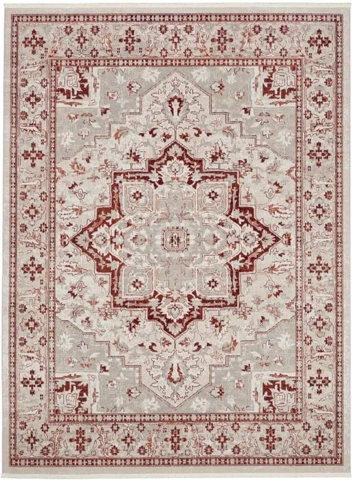 Carina CNA02 Brick/Silver Rug