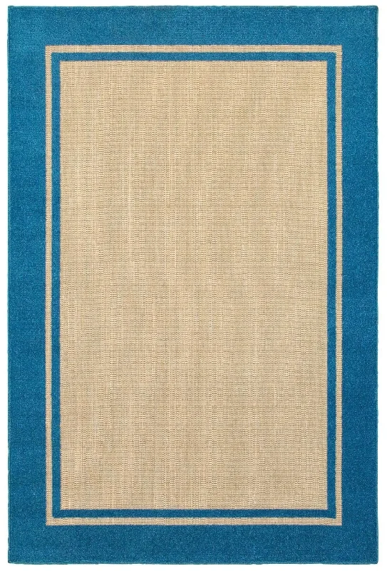 Cayman 5594B Sand/ Blue Rug