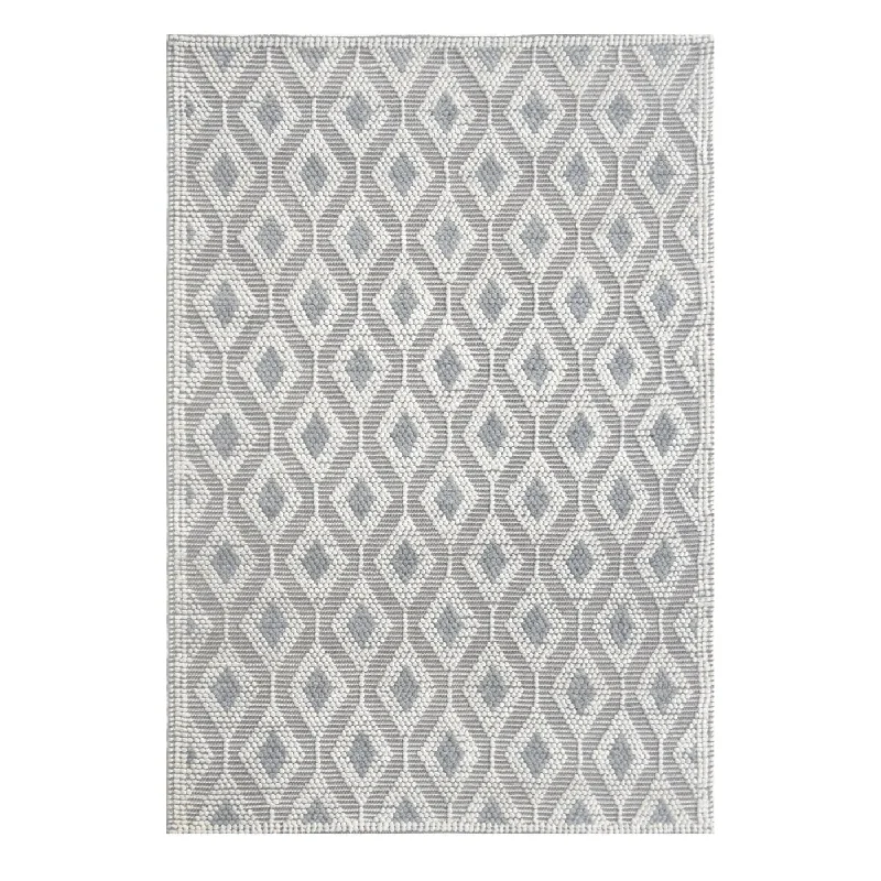 Chloe 7723 Ivory/Grey Trellis Rug