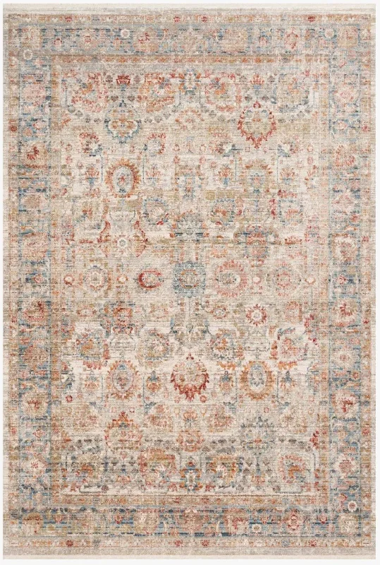 Claire CLE-02 Ivory/Ocean Rug