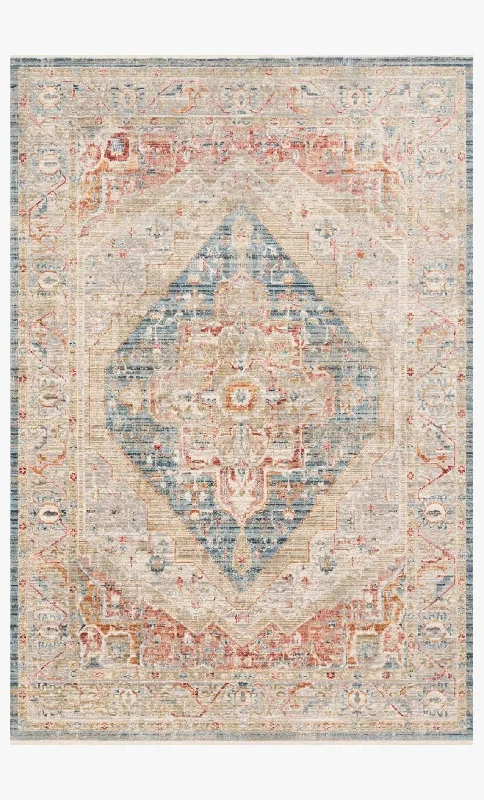 Claire CLE-04 Blue/Multi Rug