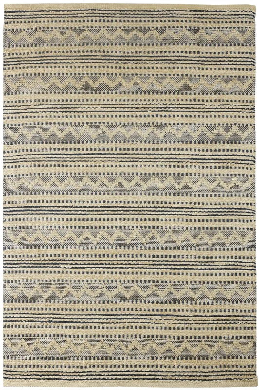 Earth 81895BEU Bleach/Insignia Blue Rug