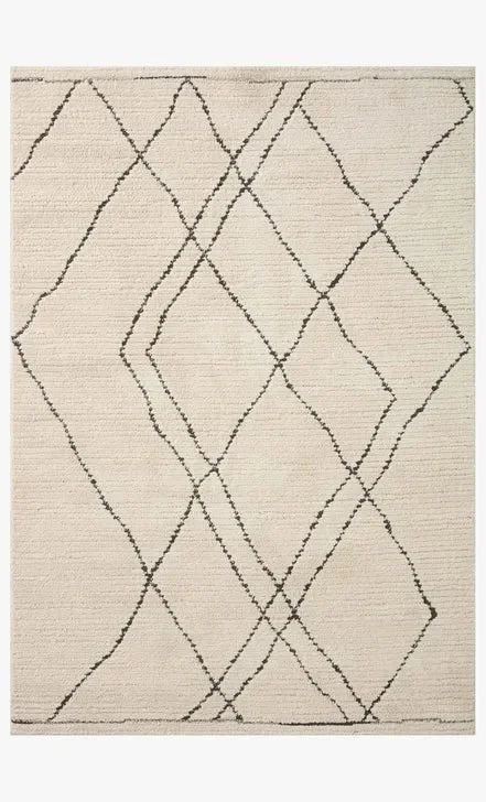 Fabian FAB-02 Ivory/Charcoal Rug