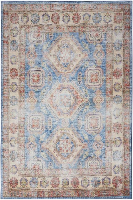 Fulton FUL08 Blue/Ivory Area Rug