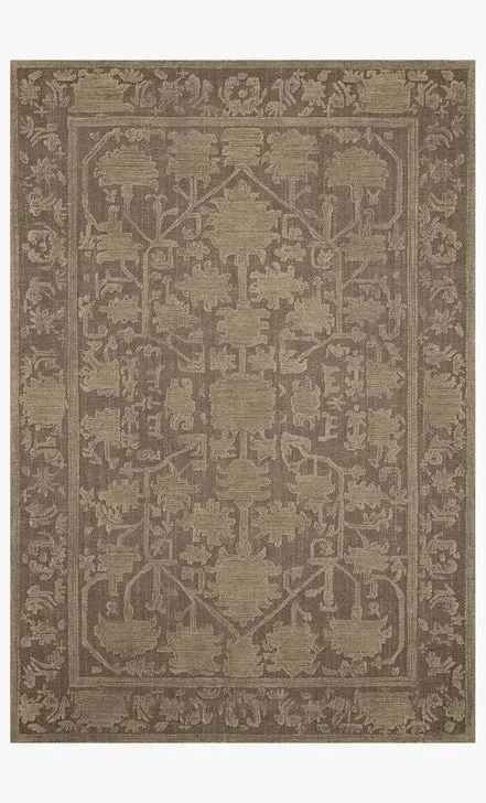 Gloria GLO-01 Bark/Khaki Rug