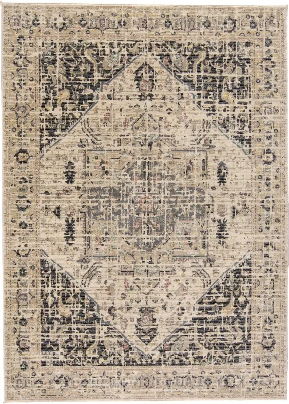 Grayson 8563579F Tan/Grey Rug