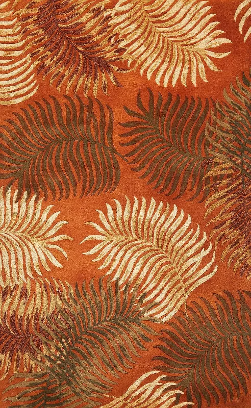 Havana 2623 Rust Fern View Rug