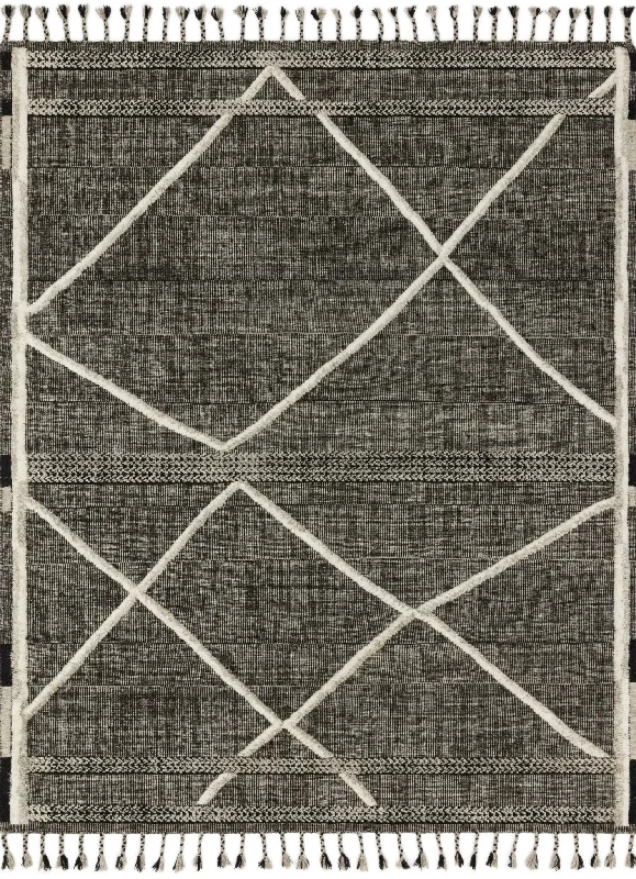 Iman IMA-02 Beige/Charcoal Rug