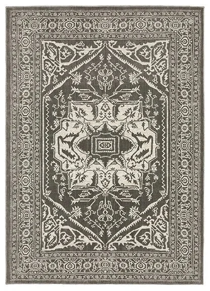 Intrigue INT04 Grey/Ivory Rug