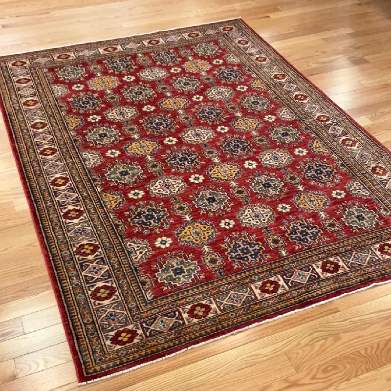 Kaoud Rugs 5.8X8 Rectangle RED ANT. KAZAK Area Rug