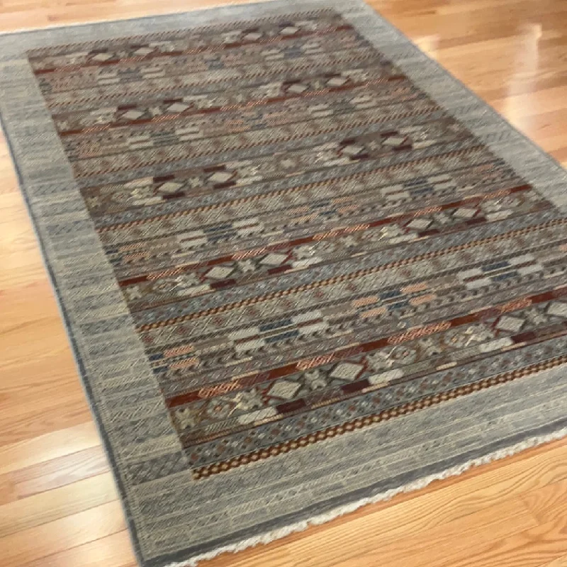 Kaoud Rugs 6.1X9.1 Rectangle MULTI GABBEH Area Rug