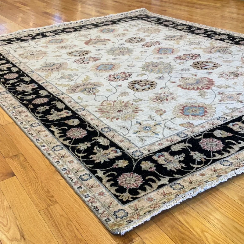 Kaoud Rugs 7.11X10.3 Rectangle Beige Mahal Area Rug