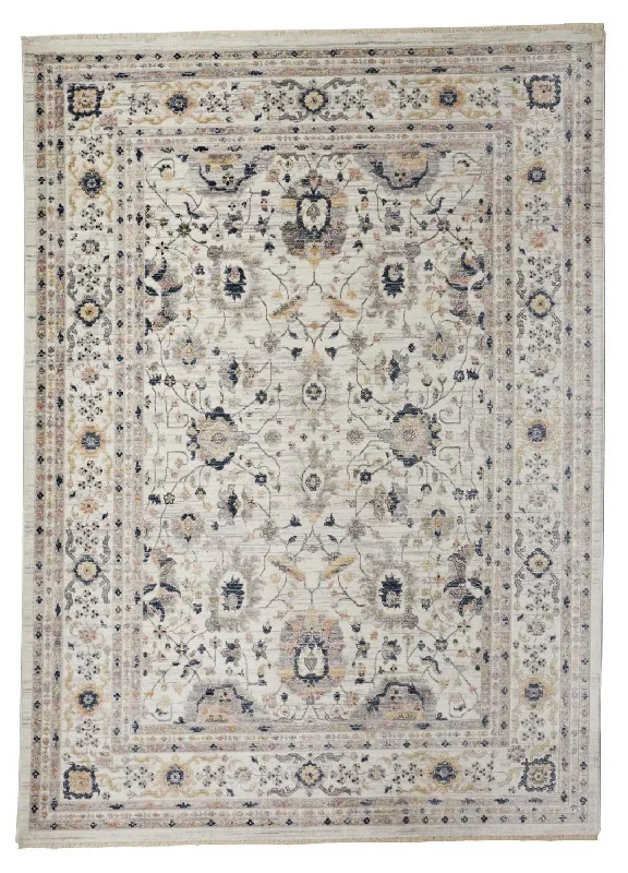 Kyra KYR3854F Grey/Blue Rug