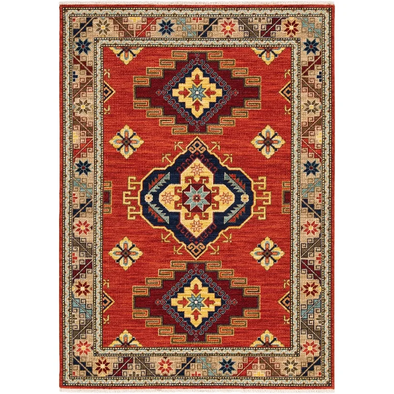 Lilihan 5504P Red/Multi Rug