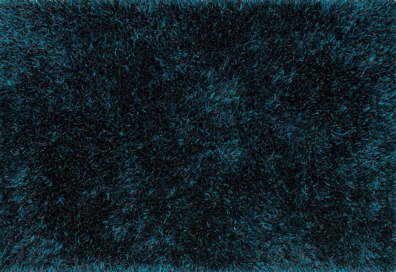 Linden Shag LI-02 Peacock Rug