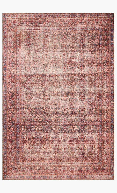 Loren LQ-05 Eggplant / Crimson Rug