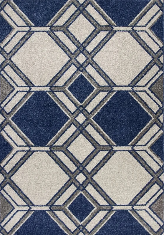 Lucia 2768 Grant Ivory/Denim Rug