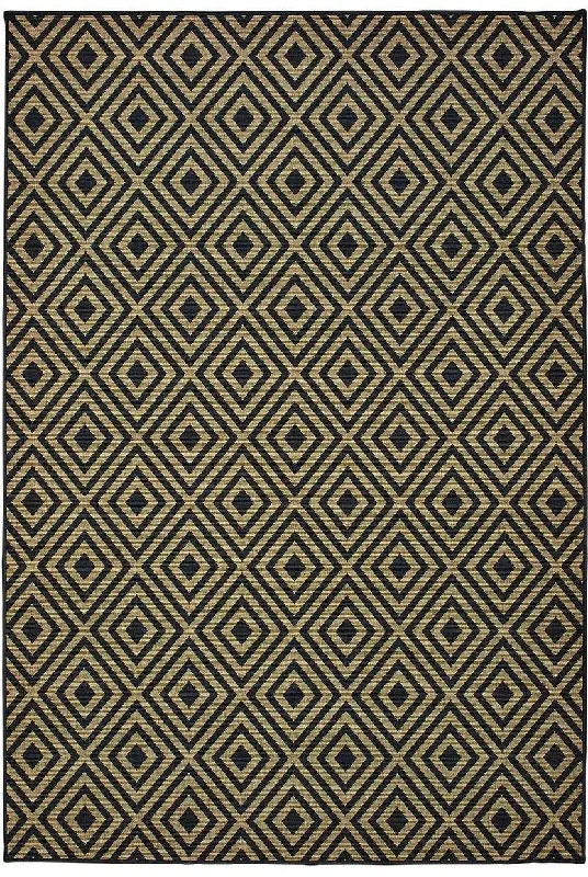 Marina 2335K Black Tan Rug