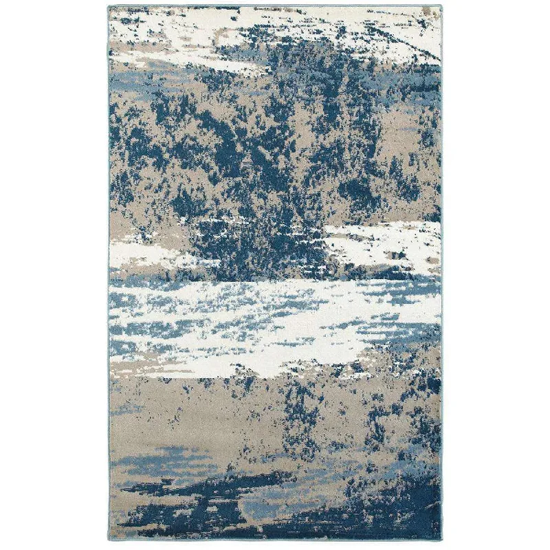 Matrix LR81201 Light Beige/Soft Blue Rug