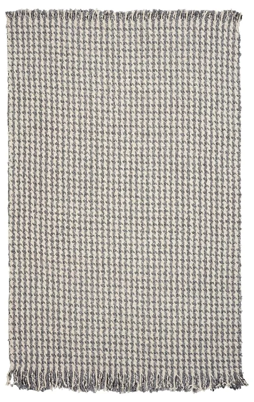 Maui 1342 Houndstooth Ivory Grey Rug