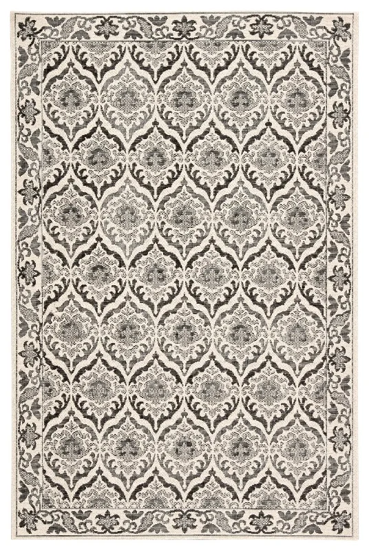 Monteclair MOC01 Grey/Cream Rug