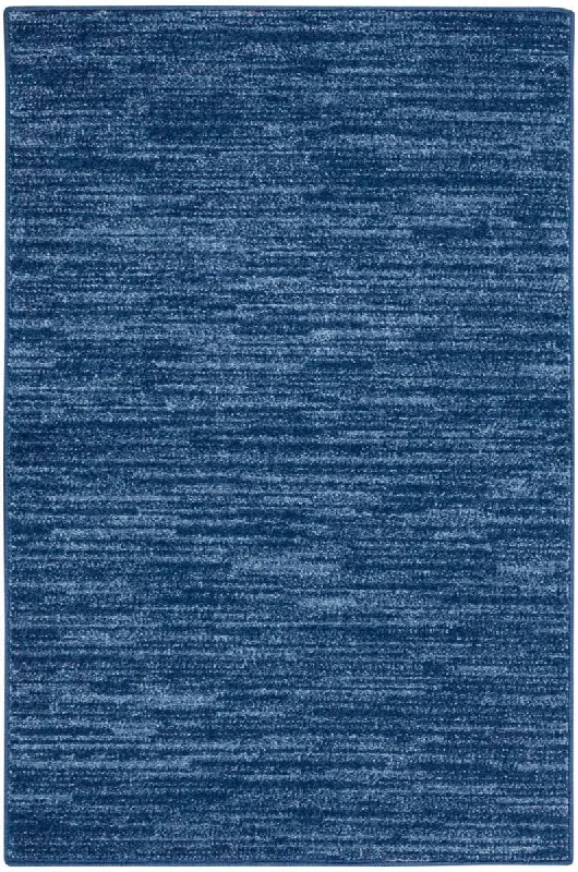 Nourison Essentials NRE01 Navy Blue Rug