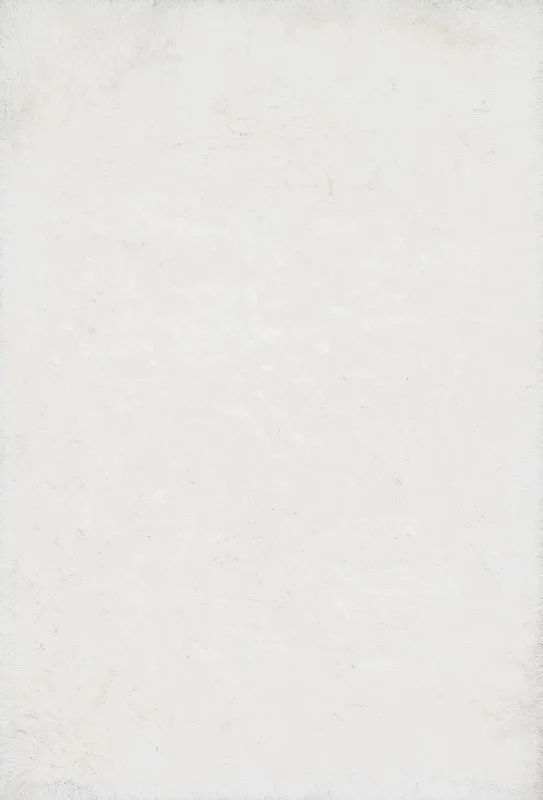 Orian Shag OR 01 White Rug