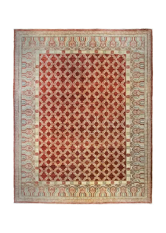 Persian Rug Bakhtiari Handmade Area Antique Tribal 4'11"x6'10" (5x7) Red Geometric Design #A34216