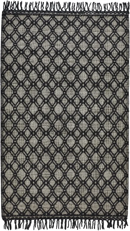 Phoenix 8820808F Black/Ivory Rug