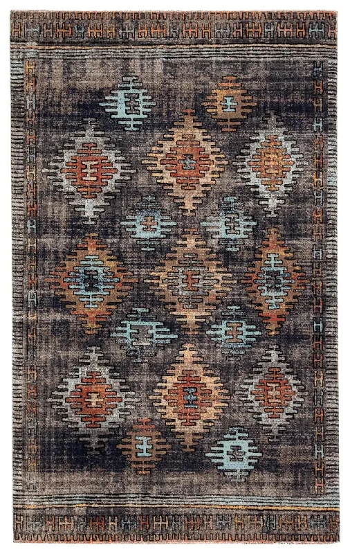 Polaris POL18 Blue/Orange Rug