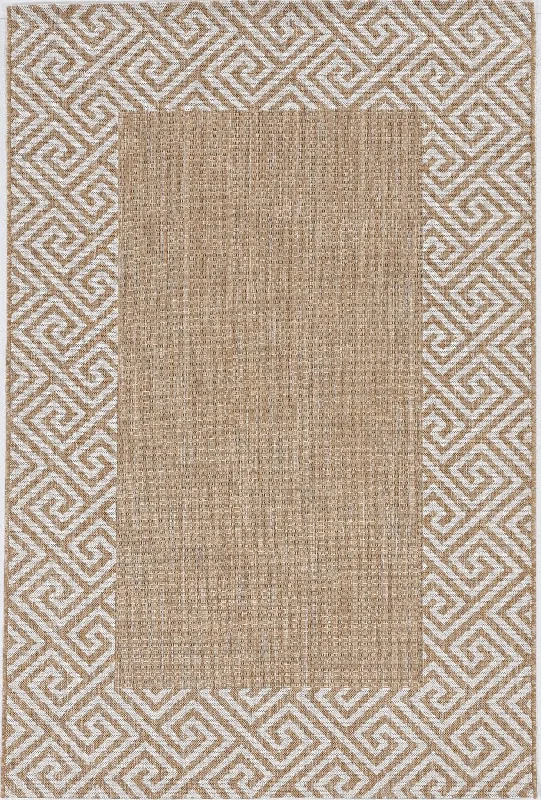 Provo 5766 Greek Key Natural Rug