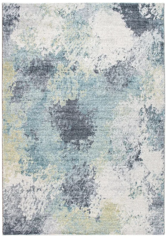 Roxy 2806 Blue/Yellow Nebula Rug