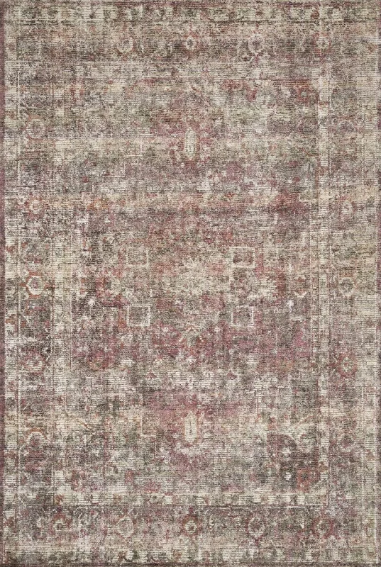 Rumi RUM 04 Berry Rug