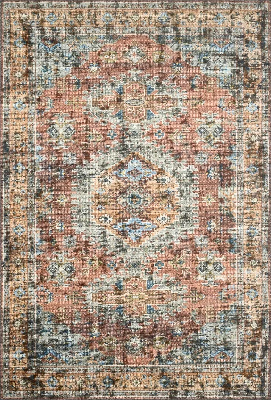 Skye SKY-07 Terracotta/Sky Rug