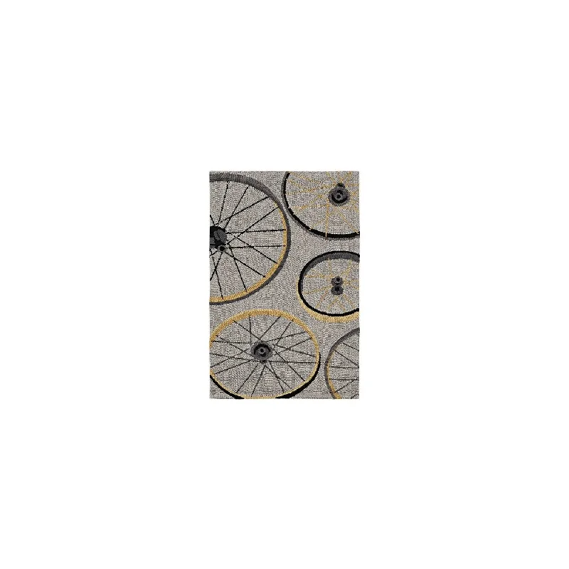 Sonesta 2035 Wheels In Motion Grey Rug