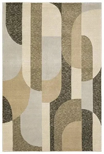 Strada STR02 Brown/Beige Rug