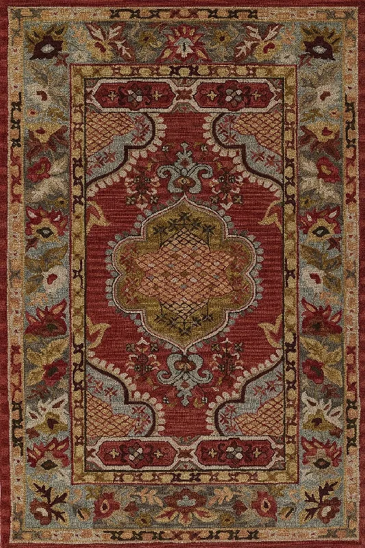 Tangier TAN-21 Red Rug