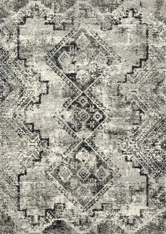 Viera Vr-10 Grey/Black Rug