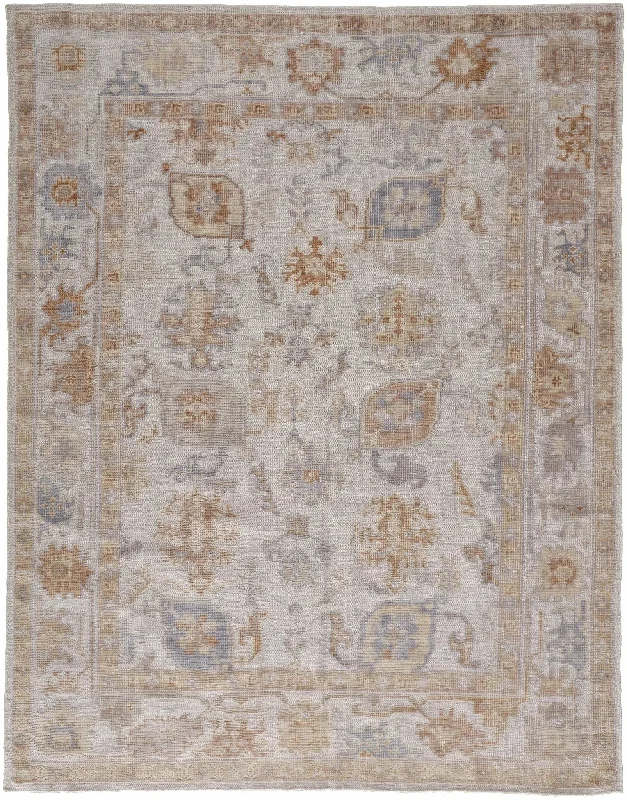 Wendover WND6846F Ivory/Orange Rug