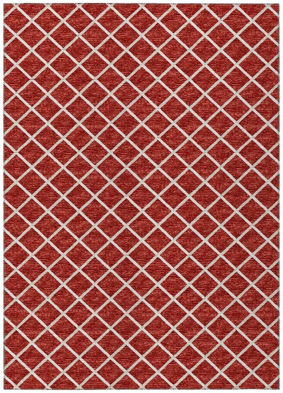 York YO1 Red Rug