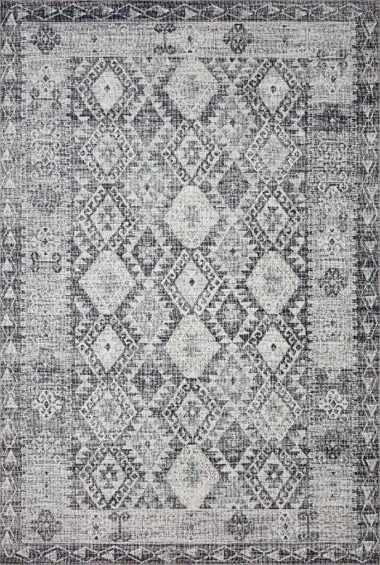 Zion Zio-03 Charcoal/Slate Rug