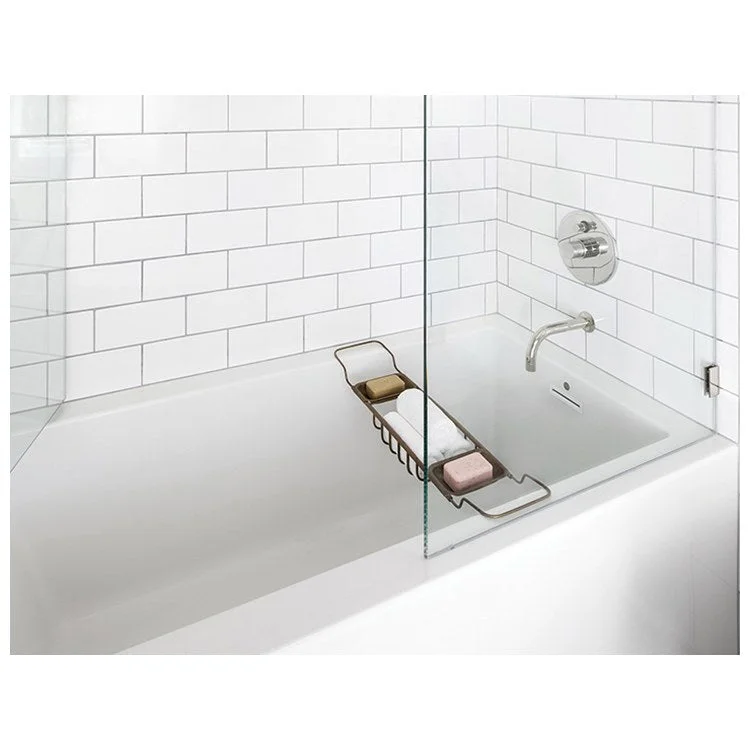 Soaking Tub Cameron 1 60 x 32 Inch Integral Skirted Left Hand Biscuit Acrylic CXL 85 Gallons 20-5/8 Inch